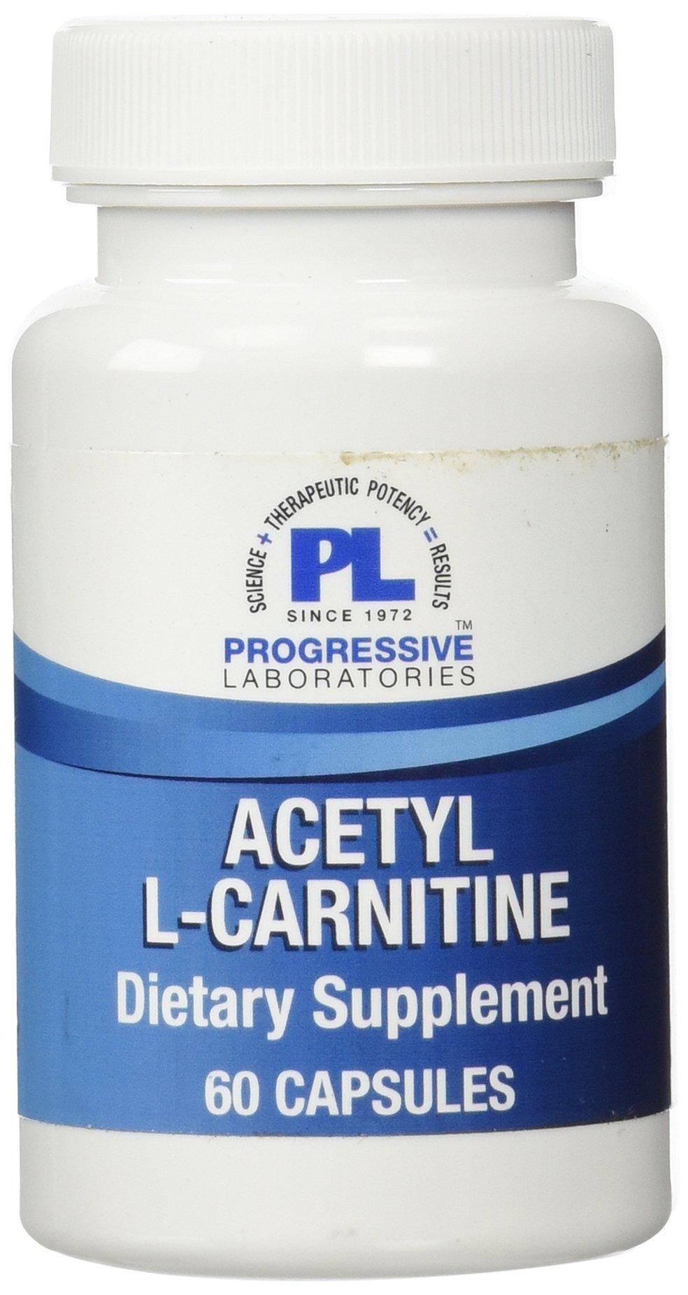 Progressive Labs AcetylLCarnitine Supplement 60 Count