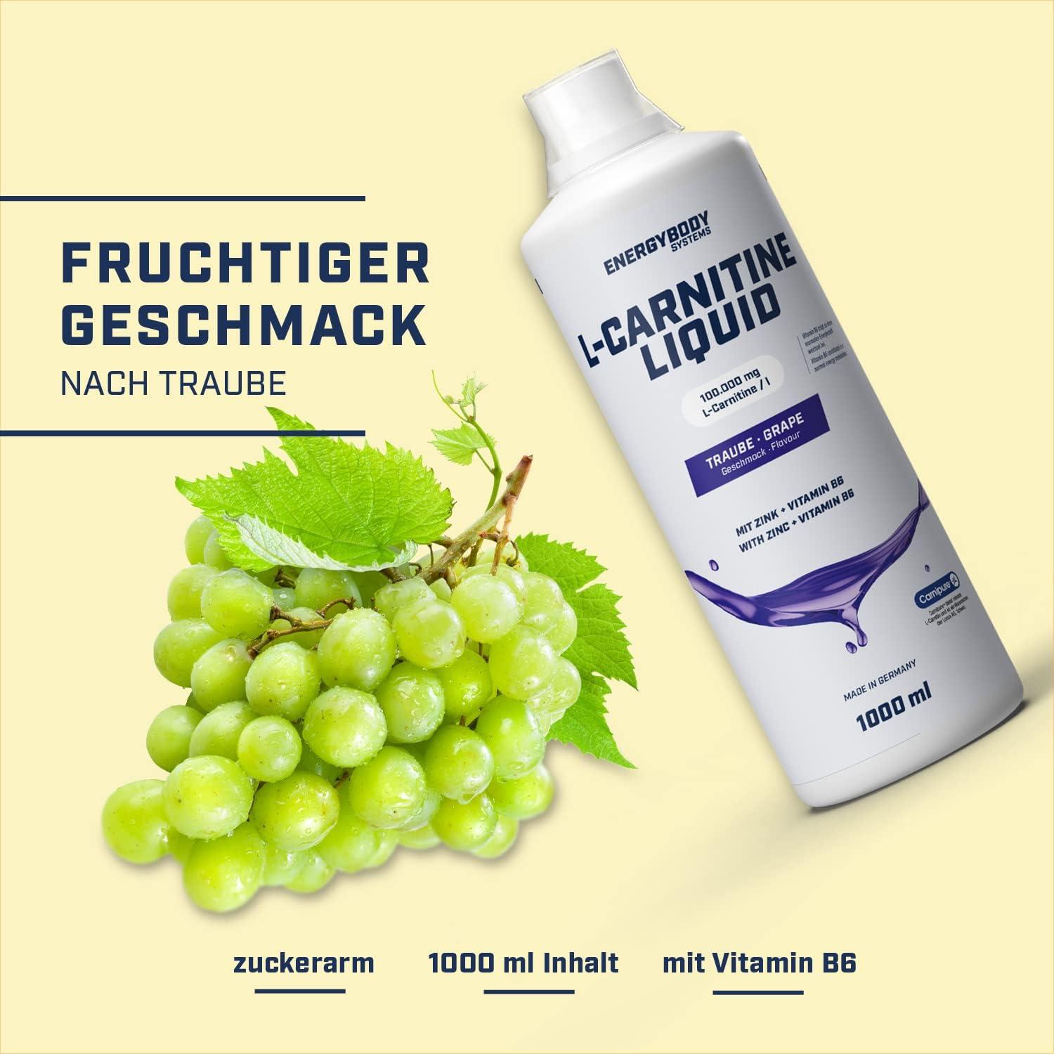 Energybody LCarnitine Liquid 100 000 mg/L HighDose Carnipure 1000