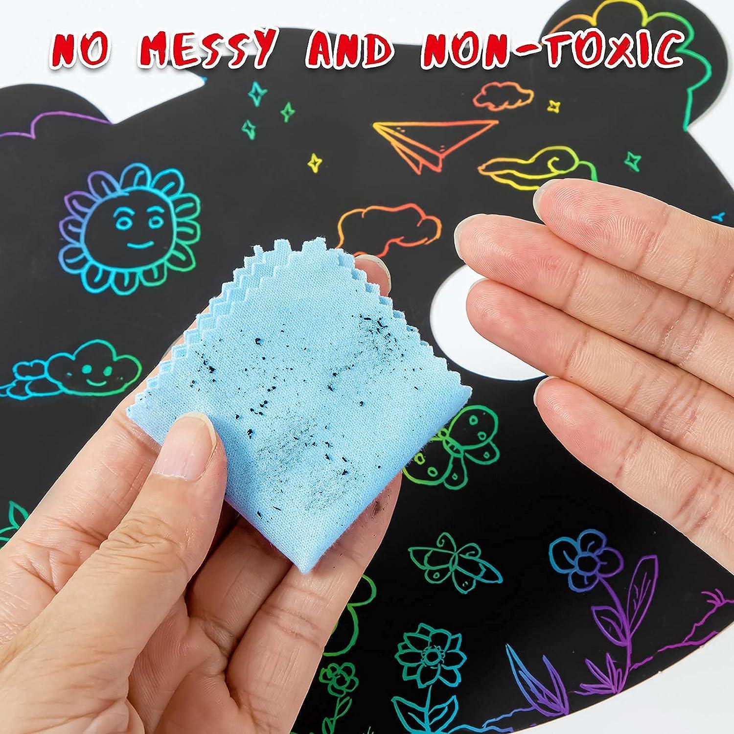 150 PCS Wooden Stylus for Scratch Art Heavy Duty Wood Stylus Tools