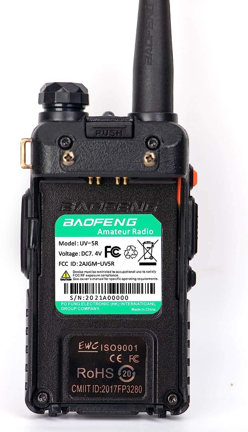 BaoFeng UV-5R 8 Watt Ham Radio BaoFeng Radio with Extra 1800mAh