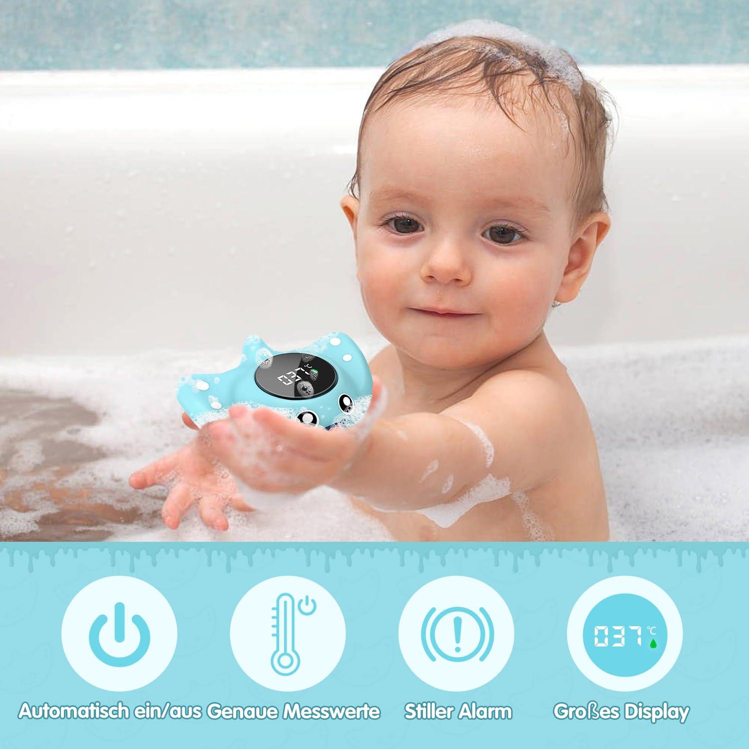 Baby Bath Tub Baby Bath Thermometer With LED Display, Floating
