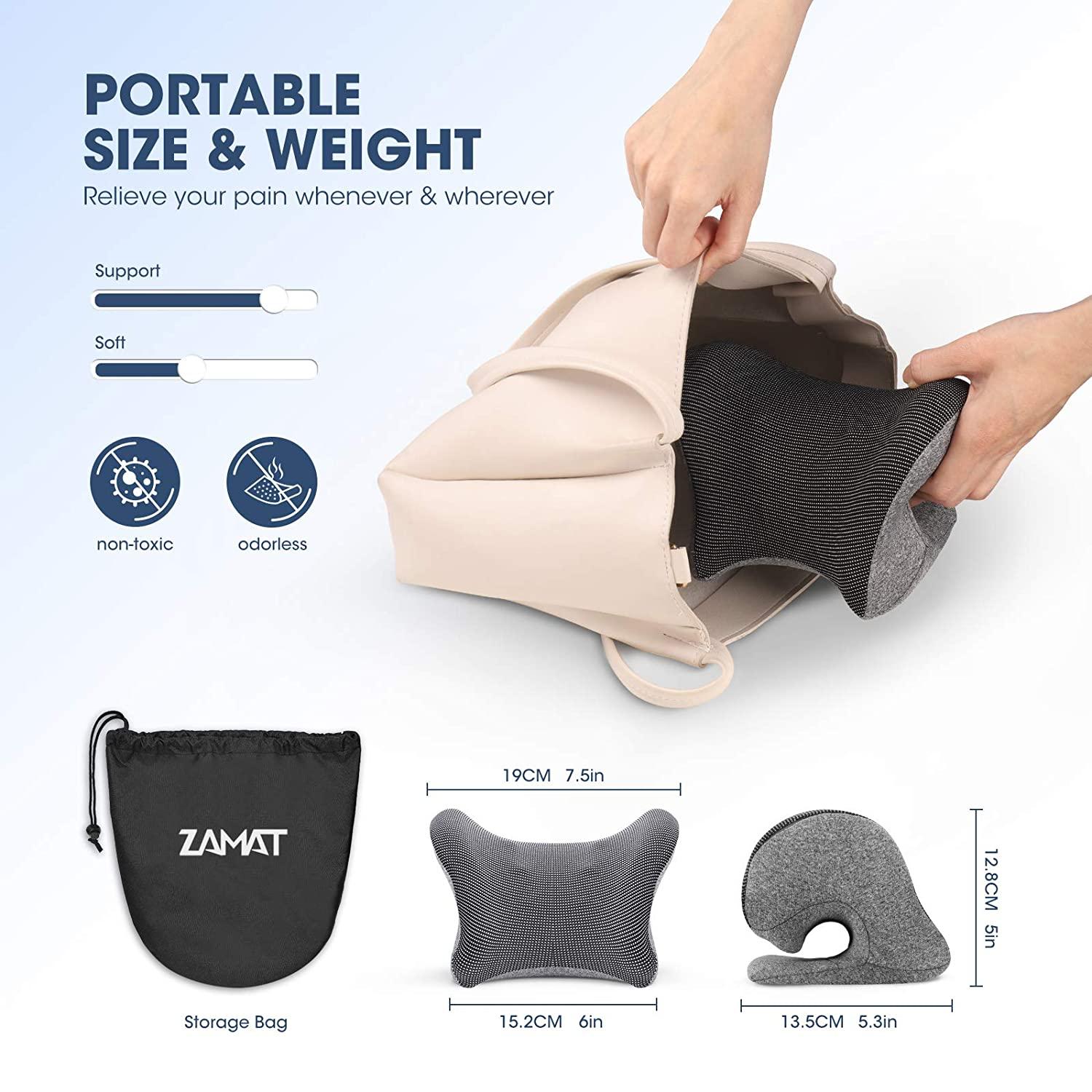 OMANZA Neck and Shoulder Relaxer, Cervical Traction Device for Spinal  Alignment, Chiropractic Pillow, Neck Stretcher for TMJ Pain Relief, Neck  and Shoulder Pain Relief Support Muscle Tension Relief 