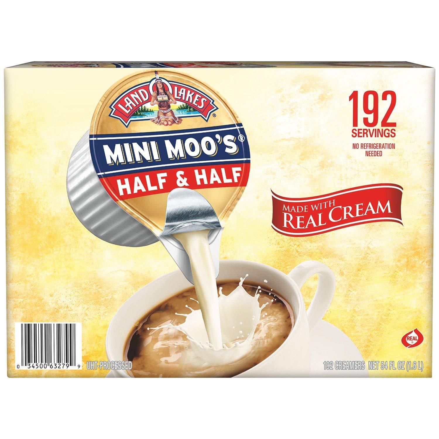 Land O Lakes Mini Moo's Half & Half Creamer (180 Count) by Land O lakes Mini Moos