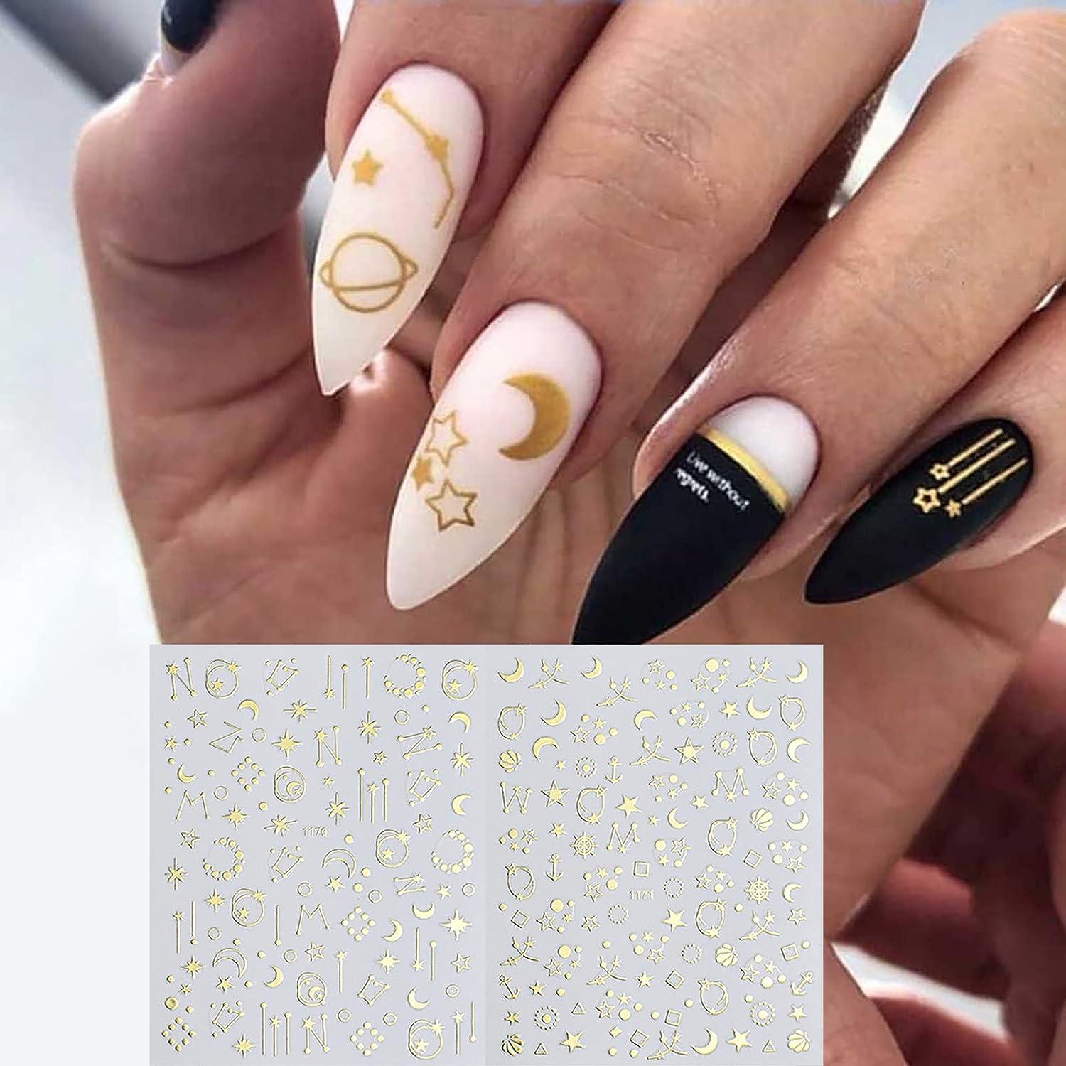 Moody French Moon Nails Are Giving A Modern Remix To Basic Tips