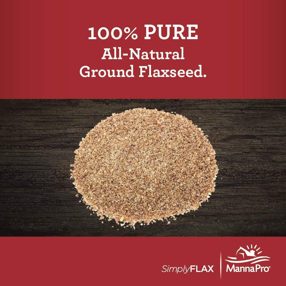 Manna Pro Simply Flax for Horses Omega3 Fatty Acids from Flaxseed 8 Pounds