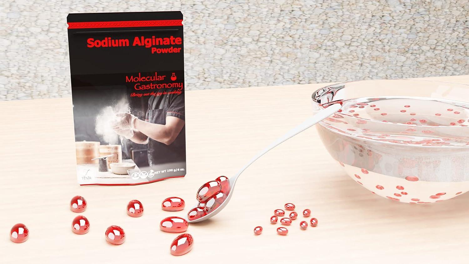 Molecular Gastronomy Material Sodium Alginate 50 gr E401 ALGI50