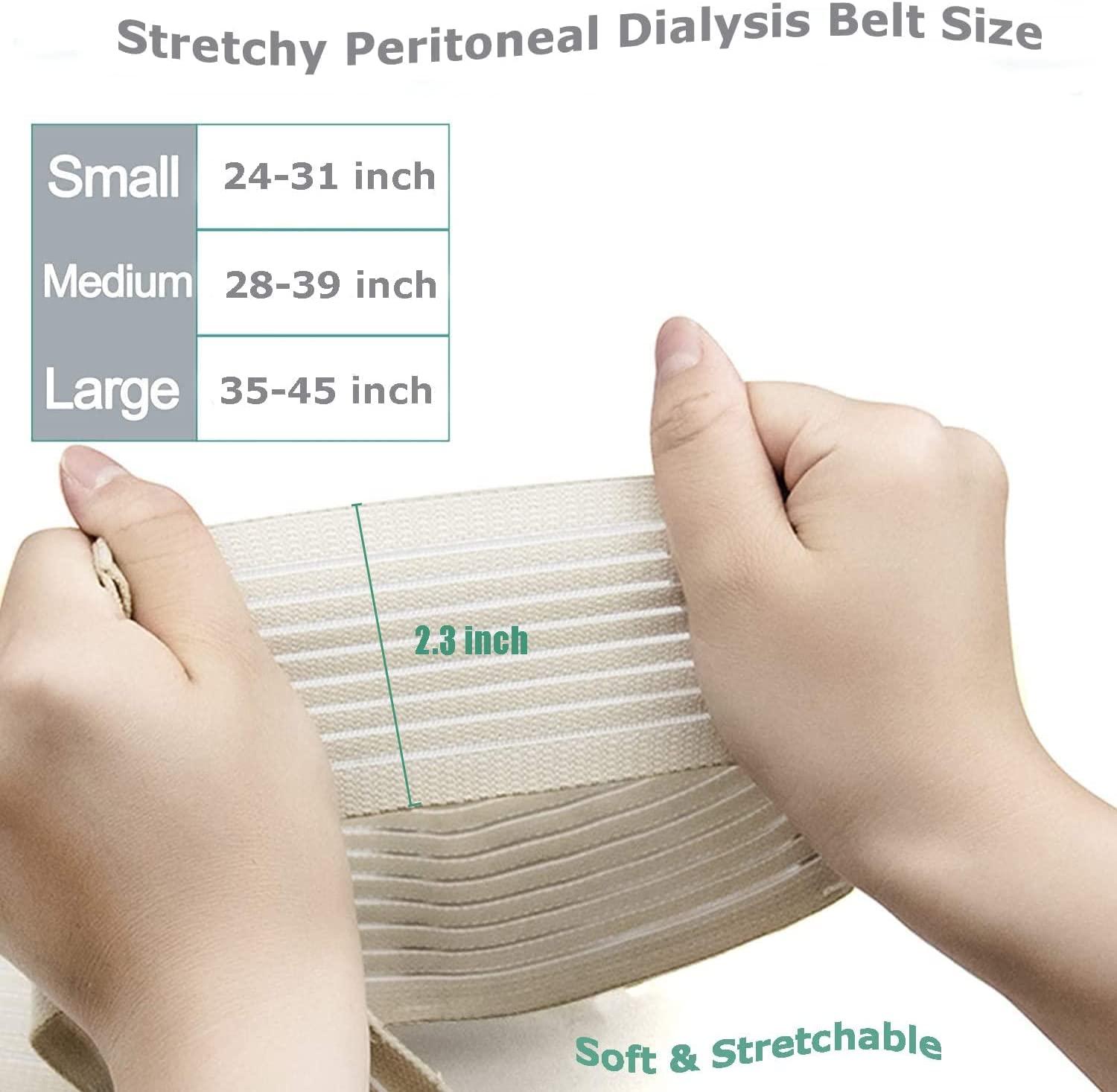Large Stretchy Peritoneal Dialysis Belt & G/PEG Tube Holder Feeding