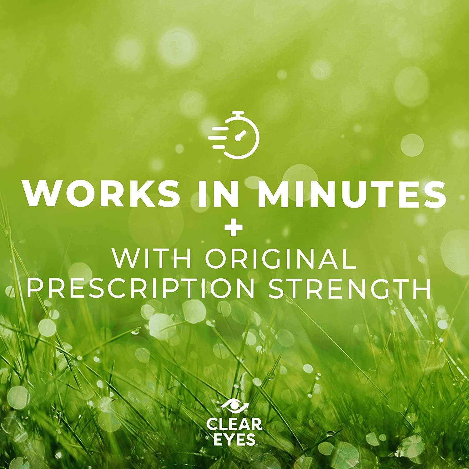 Clear Eyes Once Daily Allergy Relief Eye Drops, 0.085 fl oz Allergy