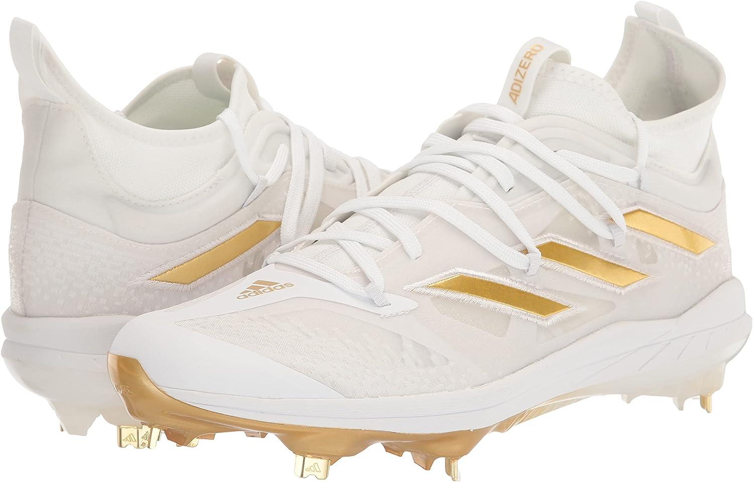 adidas Men's Adizero Afterburner Nwv Baseball Shoe White/Gold - Main Image