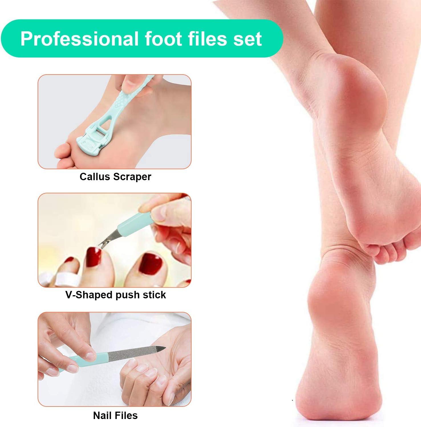 Foot Hard Dead Skin Scraper Remover Pedicure Care Feet Callus Corn Shaver Blades