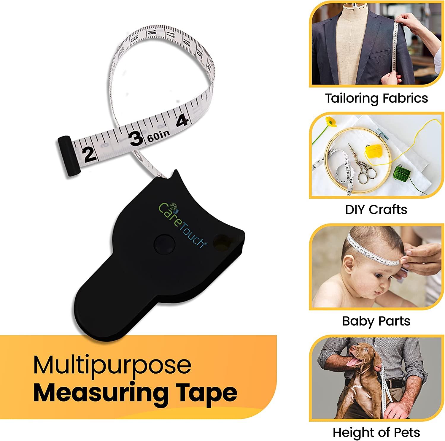 Care Touch Skinfold Body Fat Measuring Tape 1 Count (Pack of 1)