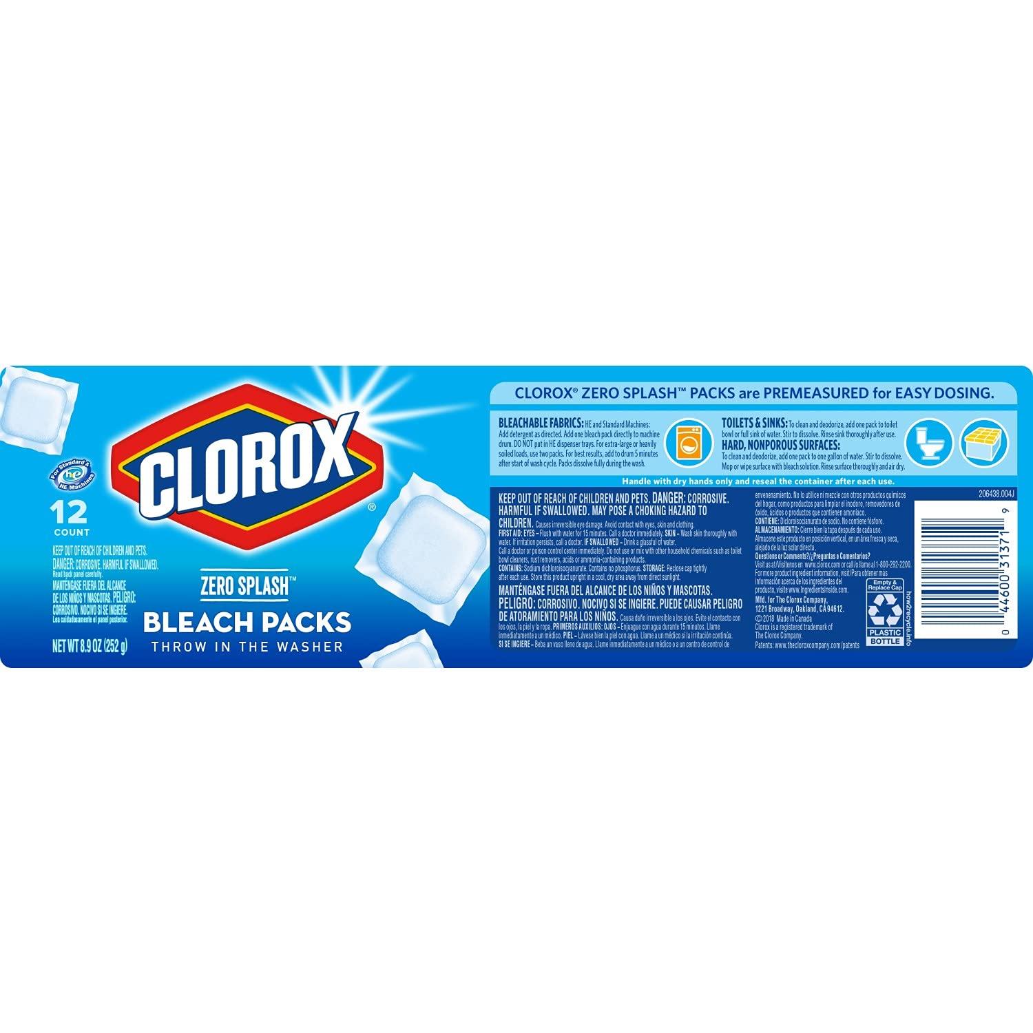 Clorox Zero Splash Bleach Pen 4-Pack $8.83 Shipped