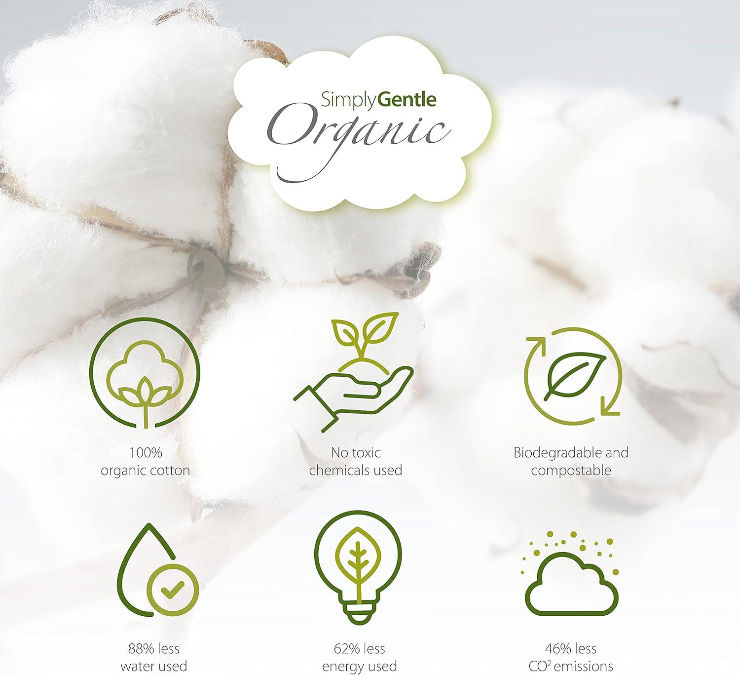Simply Gentle Cotton Wool Pleats Organic