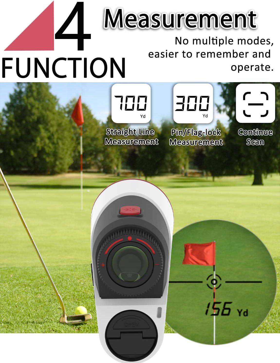 Aimfox A300 Golf Yardage Rangefinder with Slope Switch Portable Laser