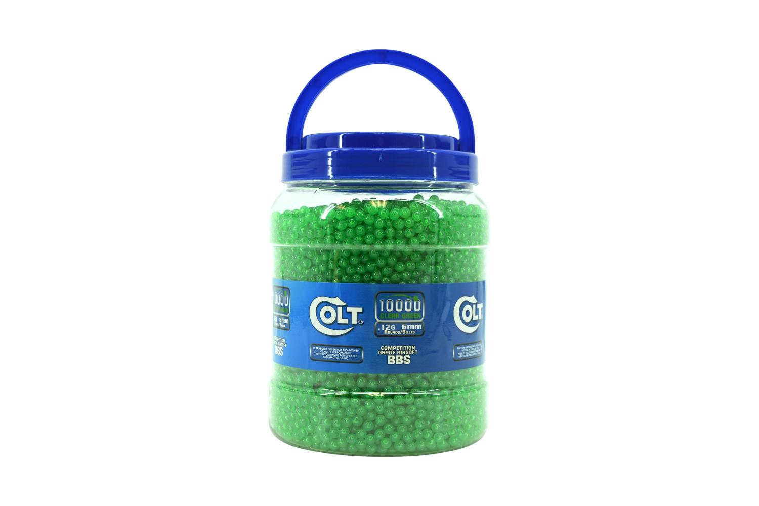 Colt Competition 0.12g 6mm Green Airsoft BBs 10,000 Rounds