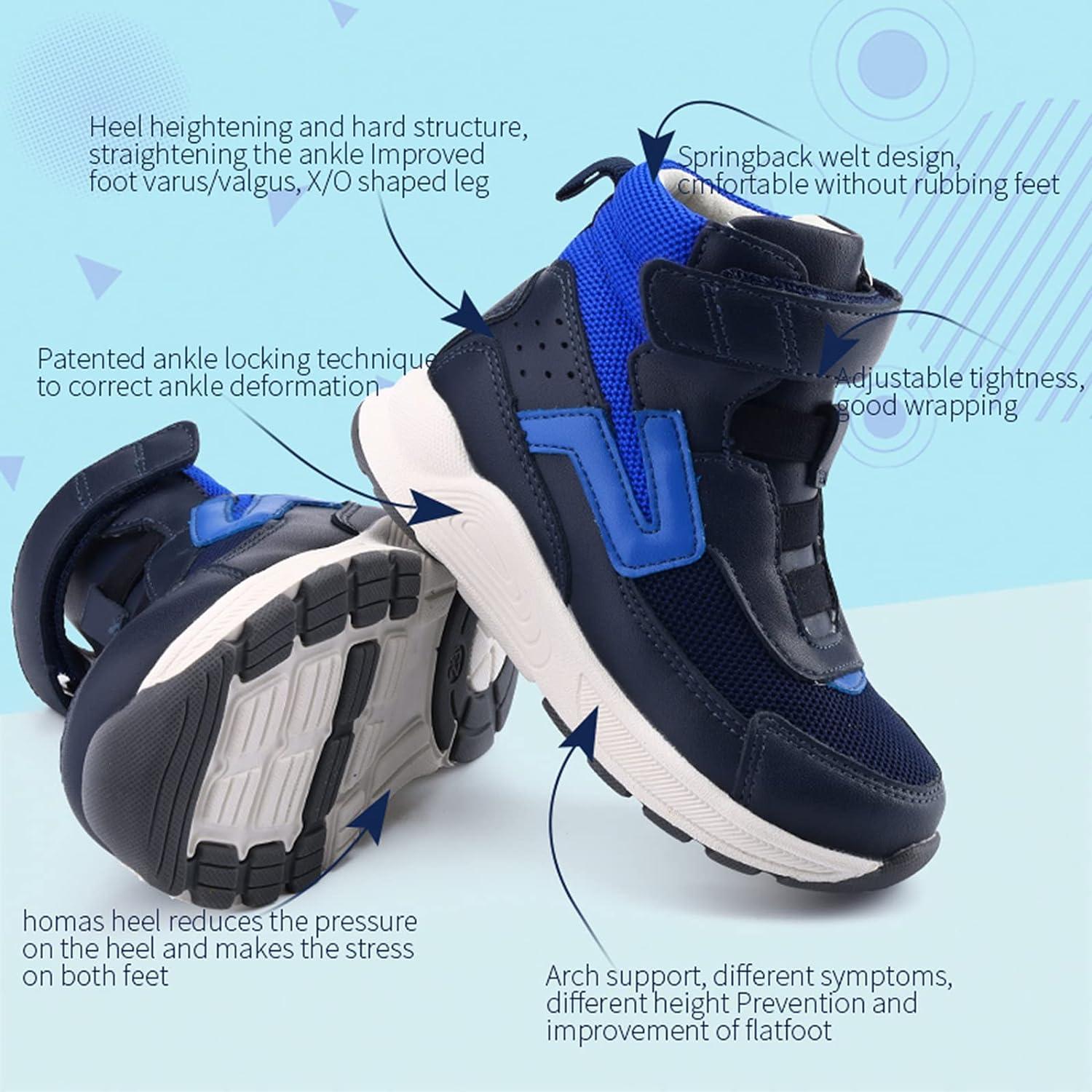 Orthopedic Arch Support Sneakers for Kids Blue Little Kid