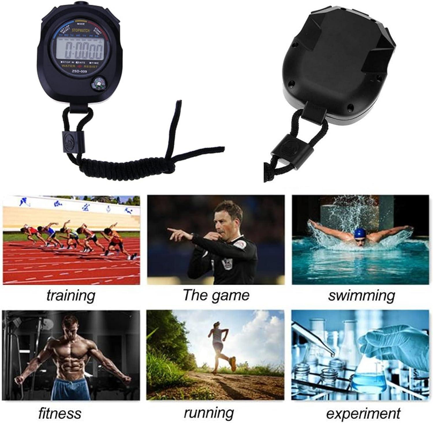 Sports Stopwatch Timer Set, MultiFunction Electronic Digital Sport