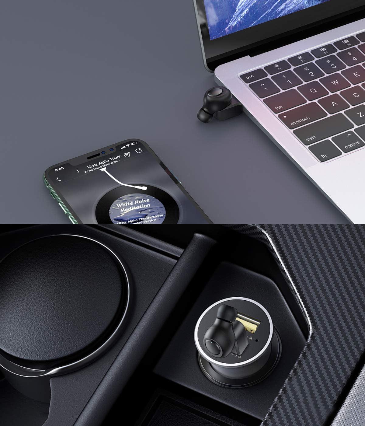LEZII Single Bluetooth Earbud Mini Invisible Wireless Headset in