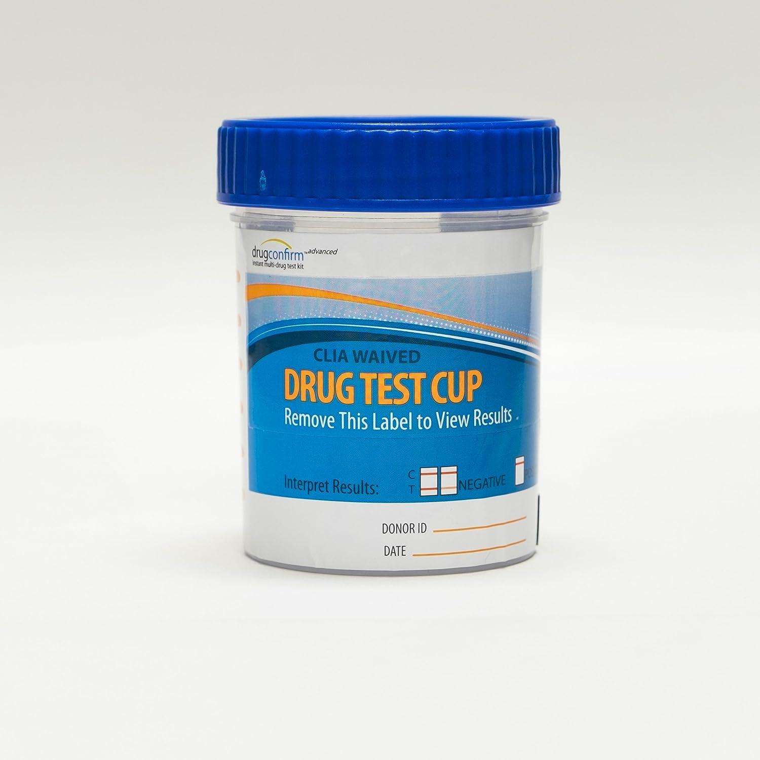 DrugConfirm Advanced 12 Drug Urine Test Kit Cup WITH 80 Hour EtG