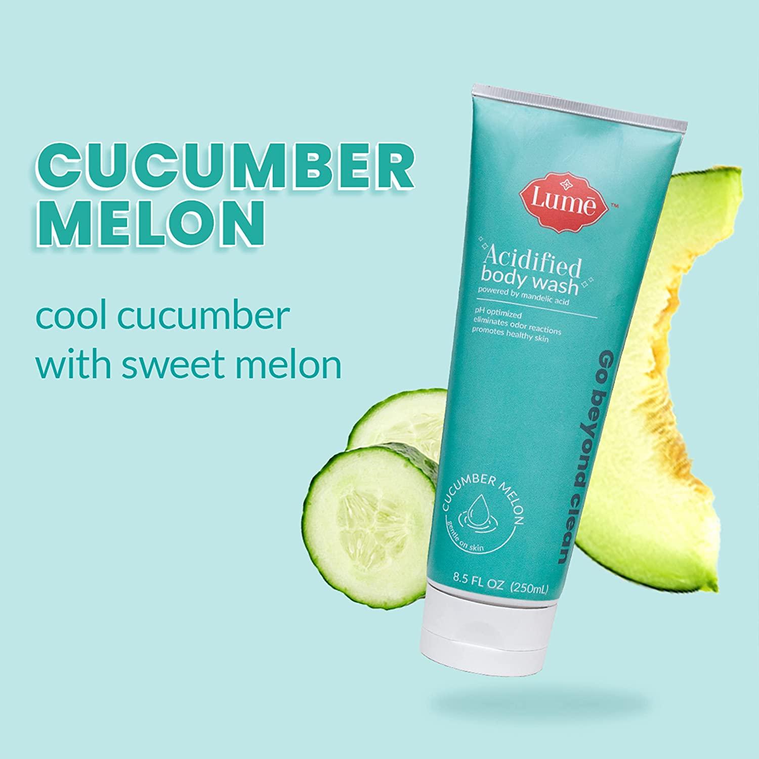 Shop Lume Acidified Body Wash Cucumber Melon, 8.5oz Odor