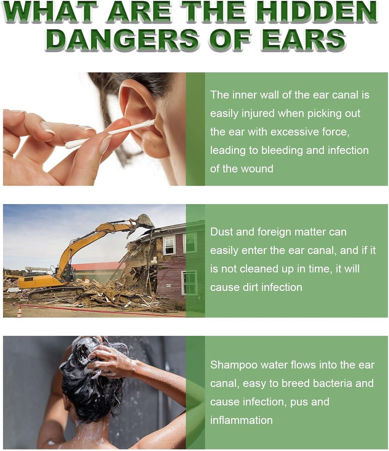 Organic Ear Wax Removal Drops Ear Health Care Soothing Agent for