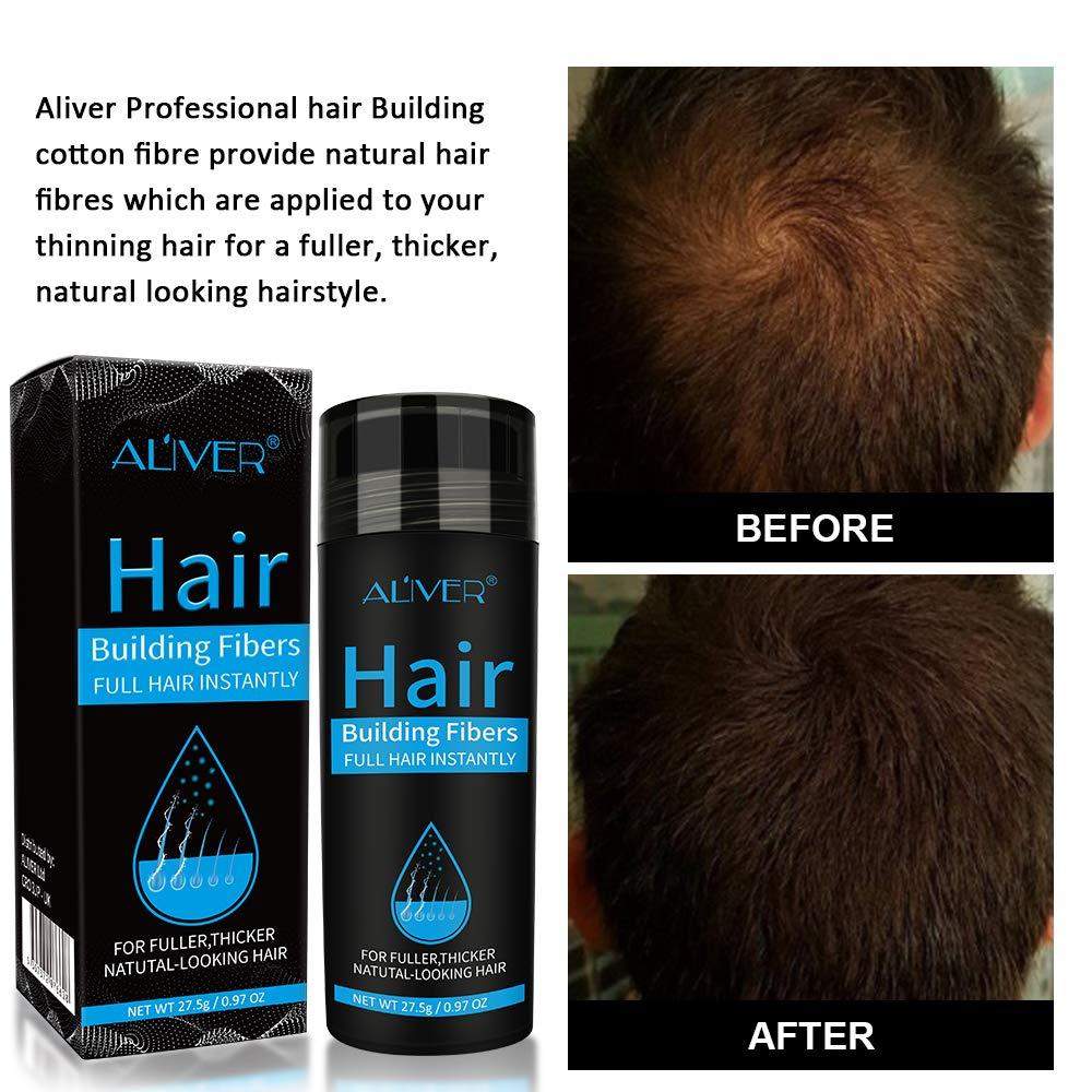 Hair Fibers for Thinning Hair,Undetectable Natural Formula,Thicker