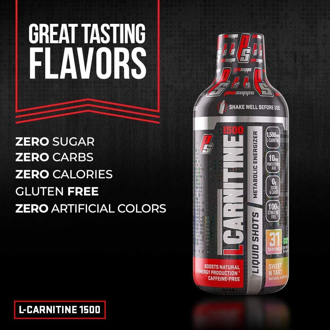 Pro Supps L-Carnitine 1500 - Premium Fat Burner & Energy Booster | Buy Now  with Express International Delivery