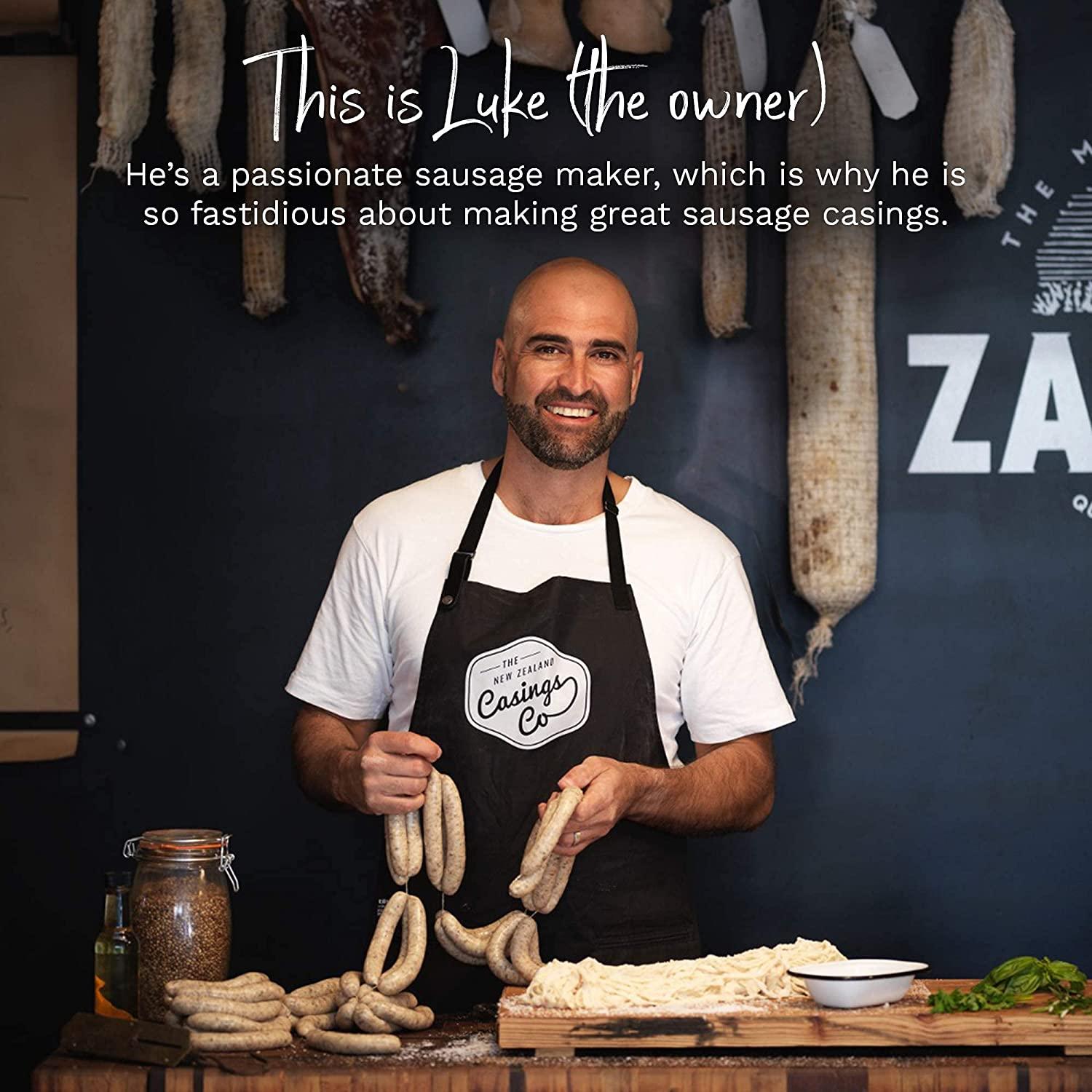 32ft Natural Sheep Casings for Sausage Making 2426mm Ideal Hot Dog