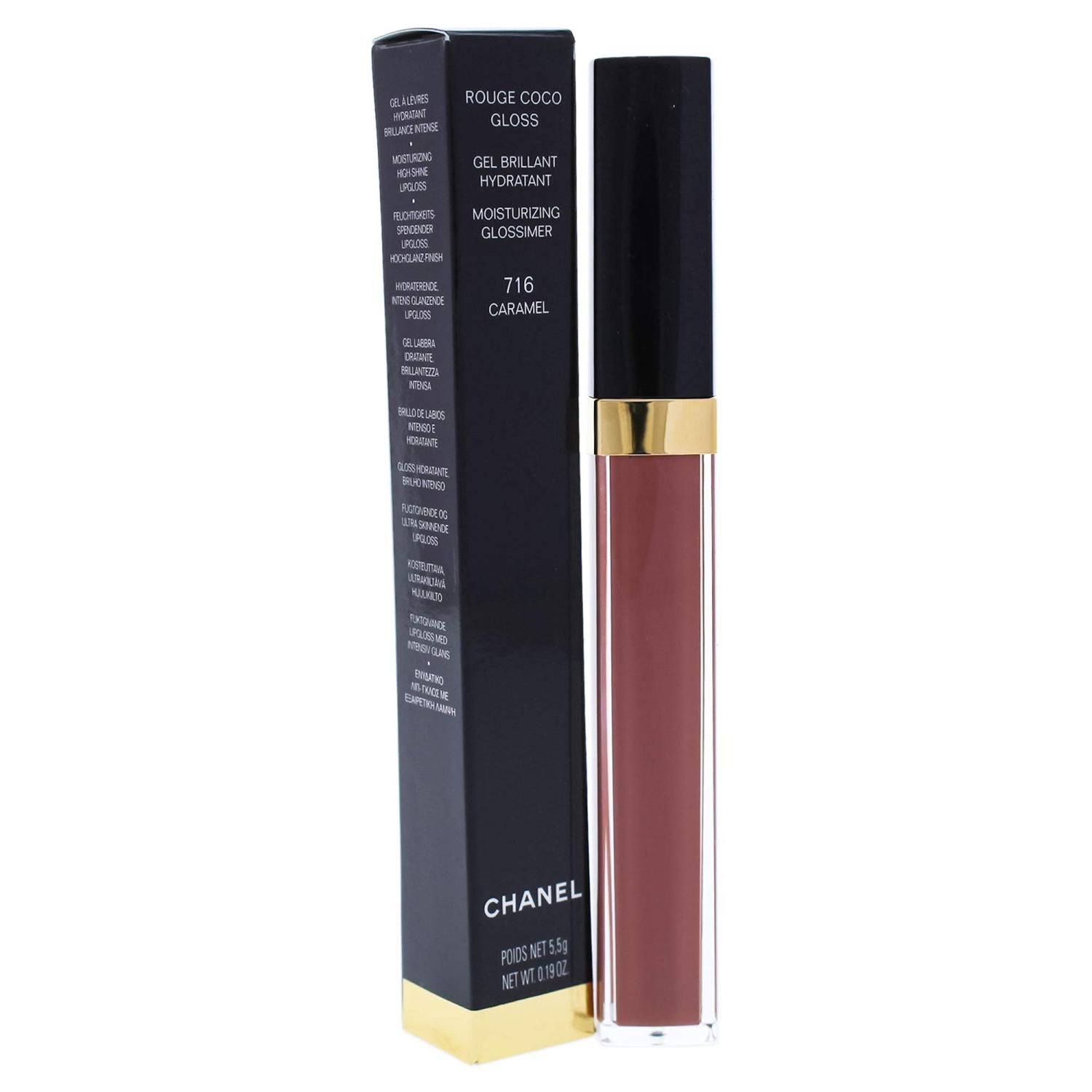 Chanel Rouge Coco Gel Gloss Brilliant 716 Caramel 0.19 Ounce