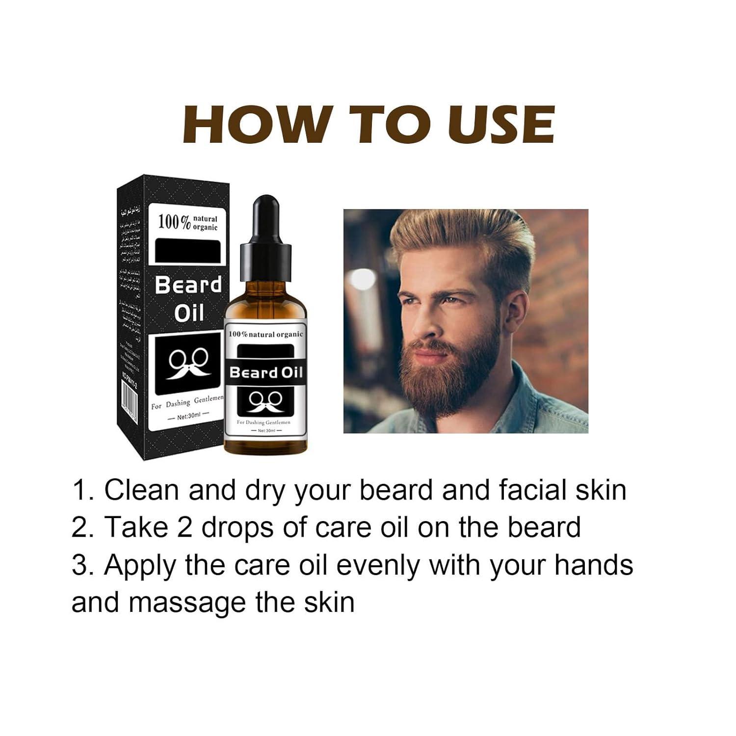 Luisa's Beard Color & Oil for Men | Nourishing Moisturizing & Styling ...