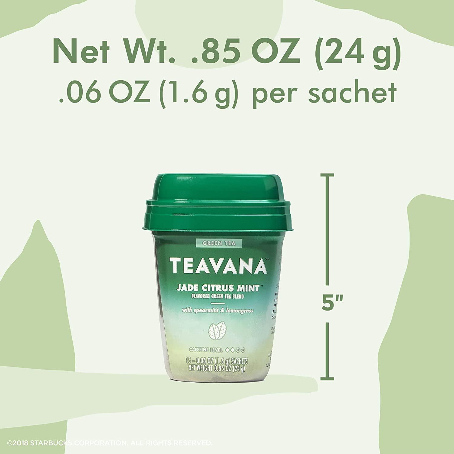 Teavana Jade Citrus Mint Green Tea 60 Sachets Pack Buy Now with