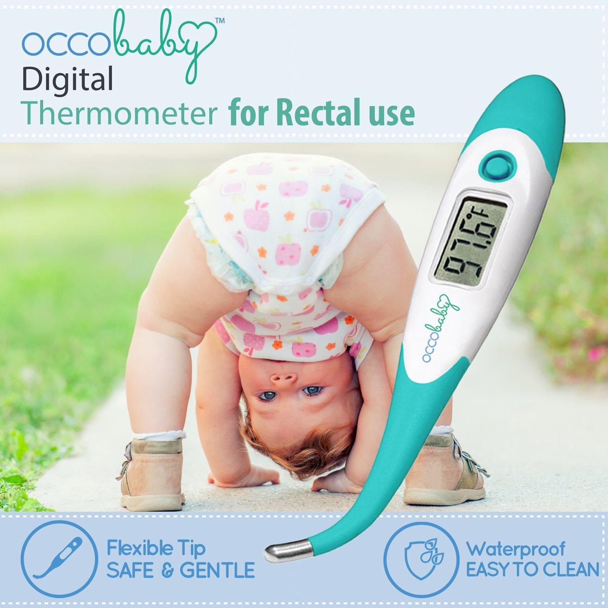 OCCObaby Clinical Digital Baby Thermometer - LCD, Flexible Tip, 10 Second  Quick Accurate Fever Read Rectal Oral & Underarm Thermometer for Kids -  Waterproof Baby Thermometer for Infants & Toddlers OCCOflex