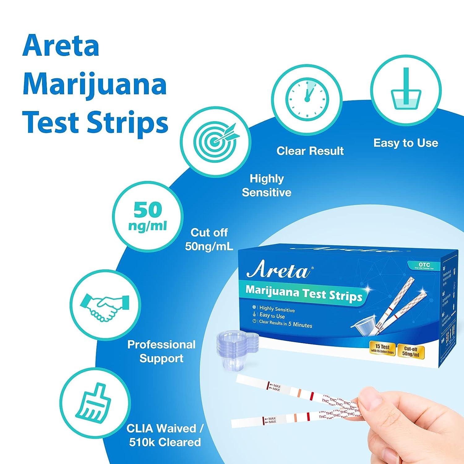 ALLTEST Cannabis THC 50ng Urine Drug Test Strips