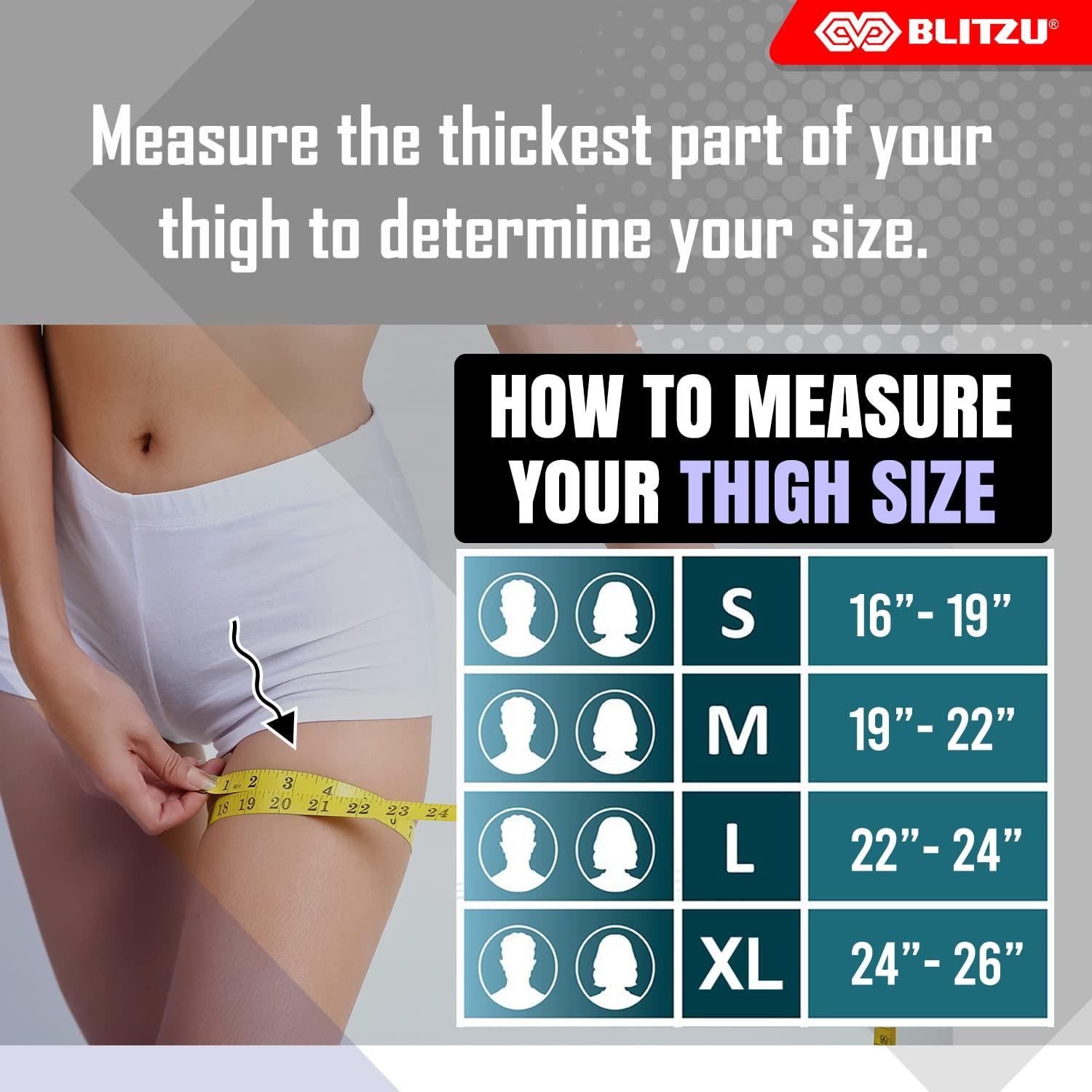 Thigh Compression Sleeve (Pair) Quad Groin and Hamstring Support. Upper