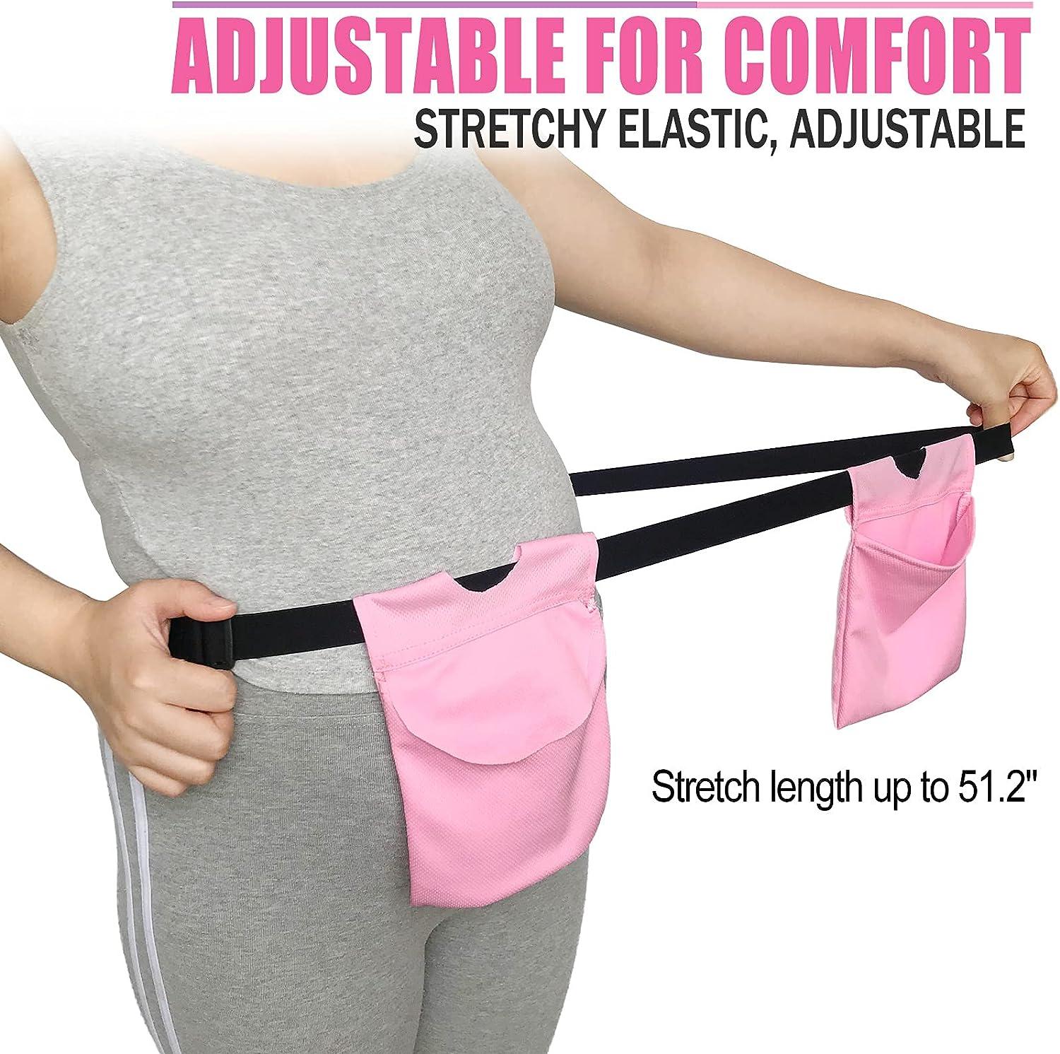 Quick Dry Mastectomy Drain Holder Pouch with Shower Bag, Tummy Tuck