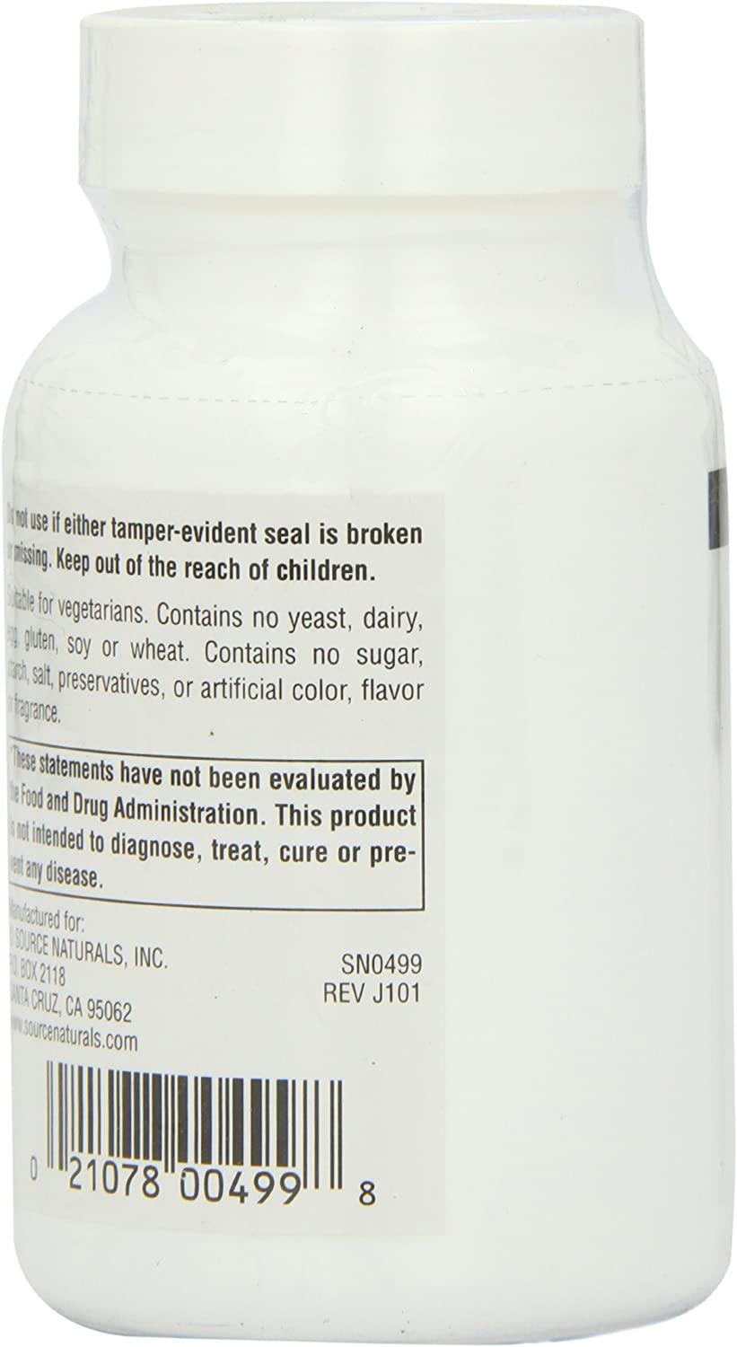 Source Naturals Acetyl L-Carnitine 500 mg - 60 Tablets - Boost Energy &  Cognitive Function | Buy Now with Express International Delivery