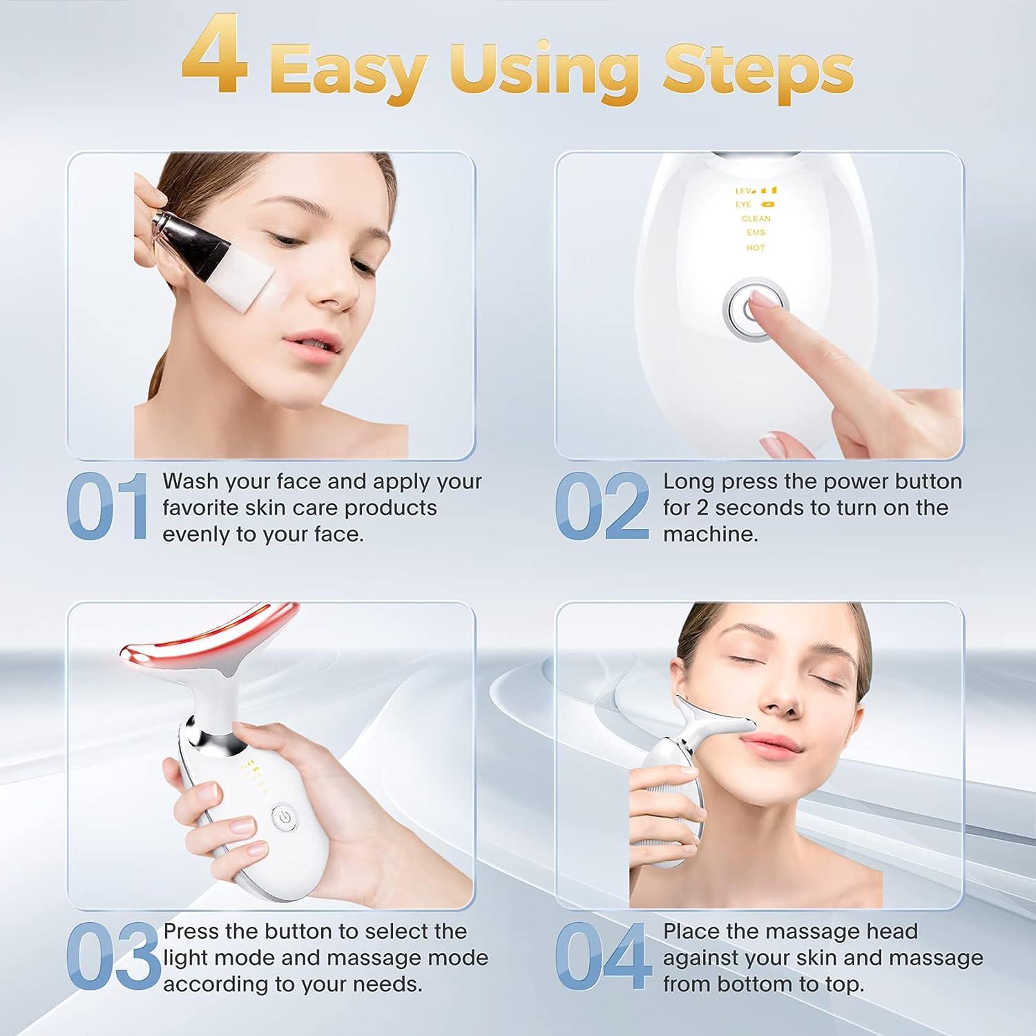 7 Color LED Red Light Therapy Face & Neck Rejuvenation