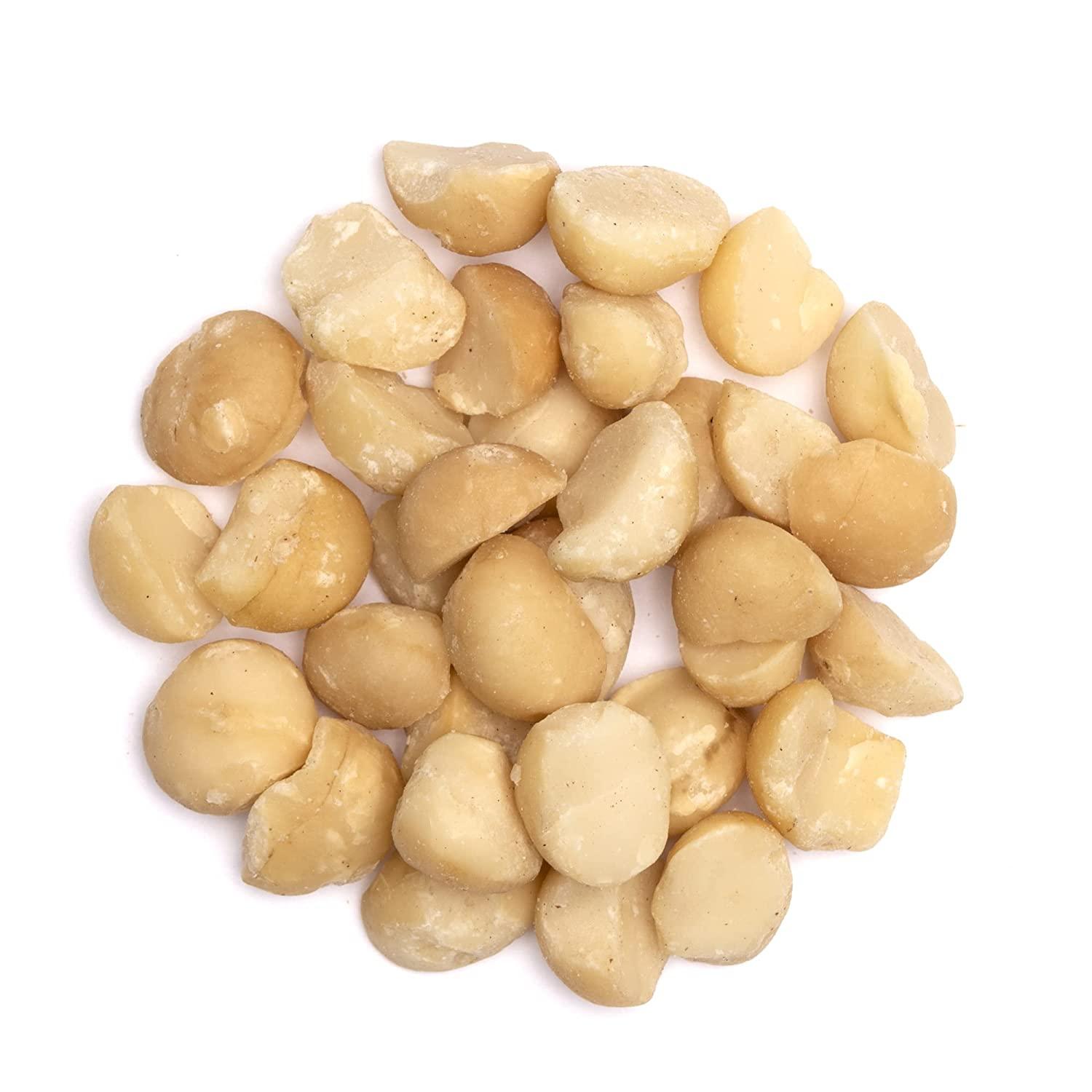 Hamakua Macadamia Nuts Unsalted Hawaiian Grown Dry Roasted Half and