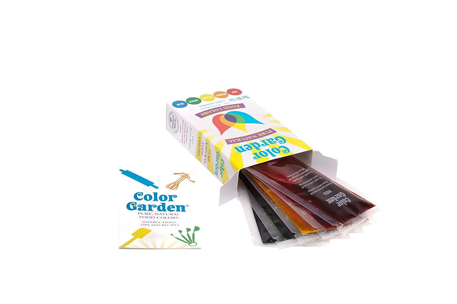  Color Garden Pure Natural Food Colors, Multi Pack 5