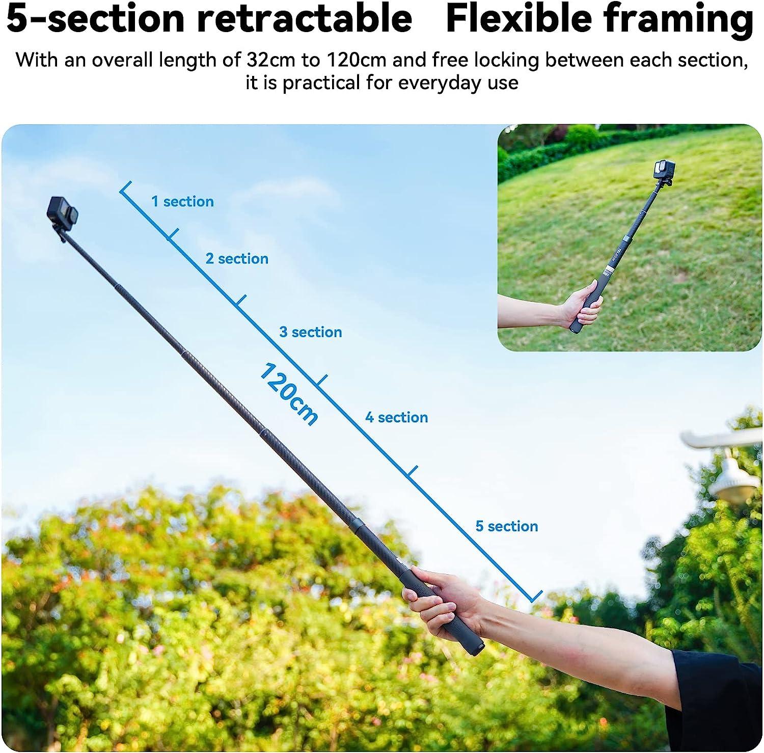 invisible gopro pole
