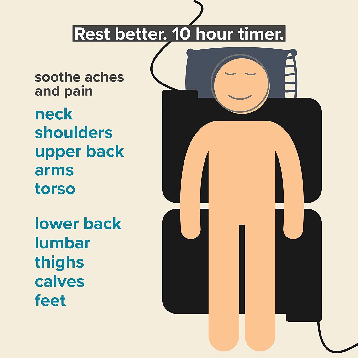 36" x 24" Venture Heat Far Infrared Deep Heating Pad for Injury