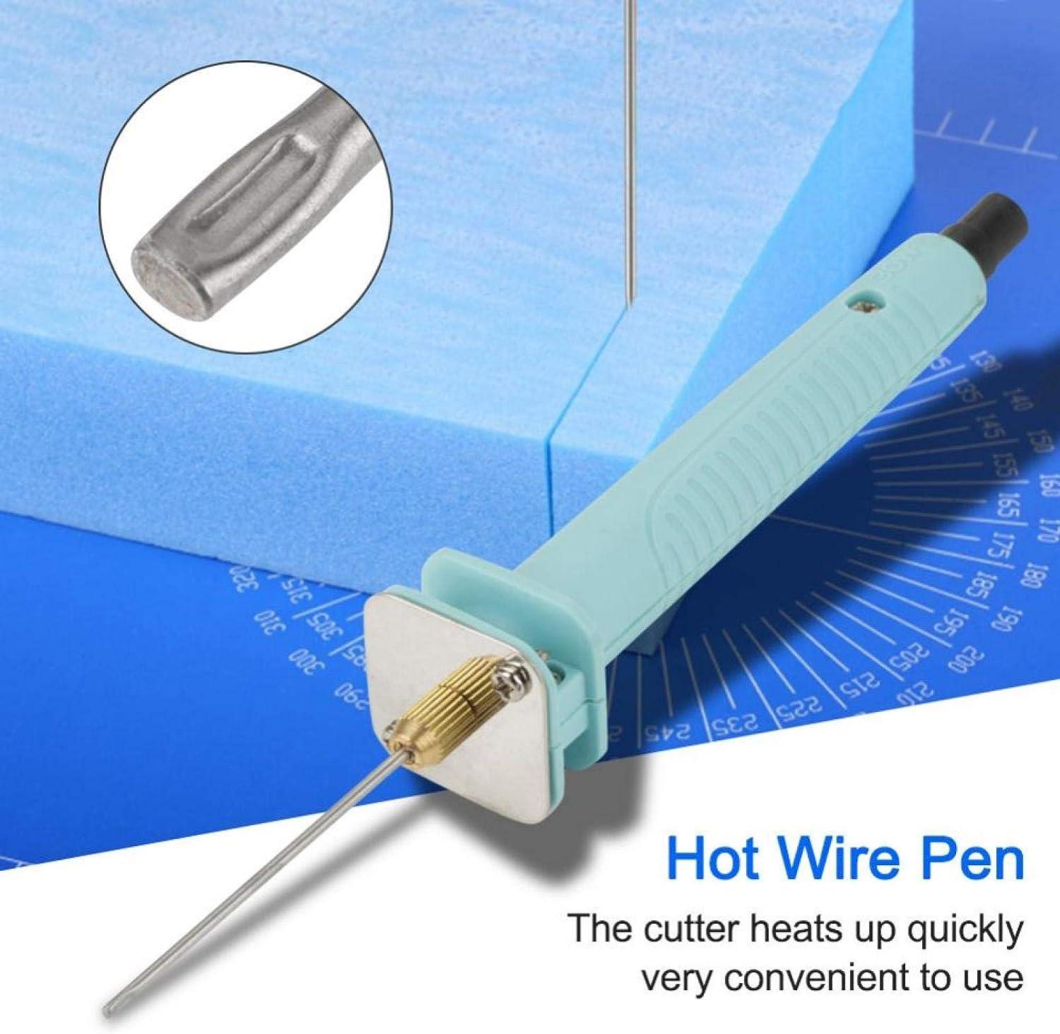 Hot Wire Foam Cutter Heat Up Quick Hot Wire Pen Hot Wire Cutting Pen  Advertising Words Making for Low Density Styrofoam(5cm(4.5v 3A))