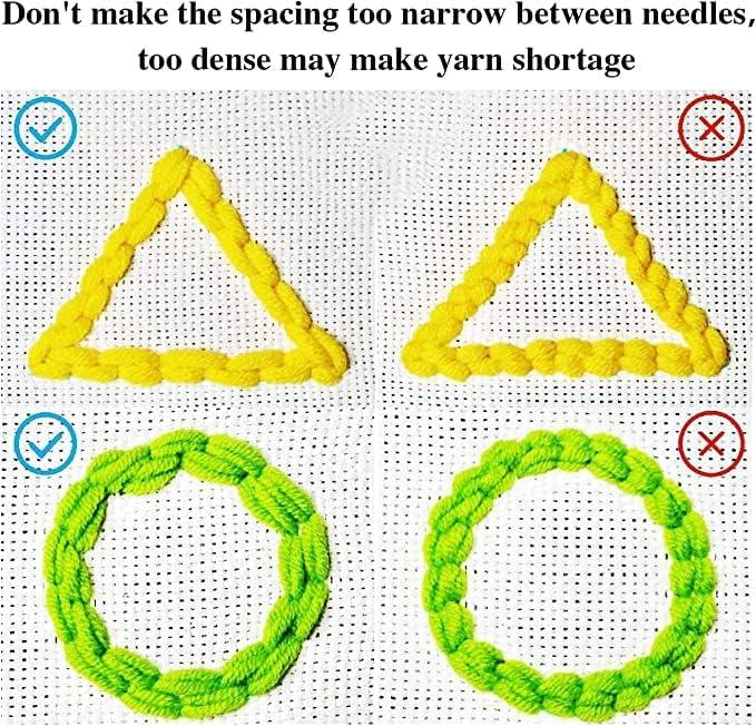 Punch Needle Embroidery Starter Kit Scenery Rug Hooking Beginner