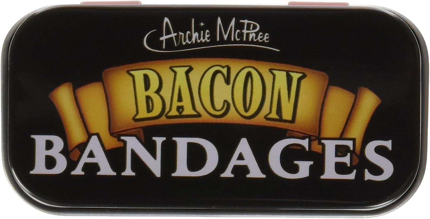 Accoutrements Bacon Strips Bandages Fun Novelty Adhesive Bandages