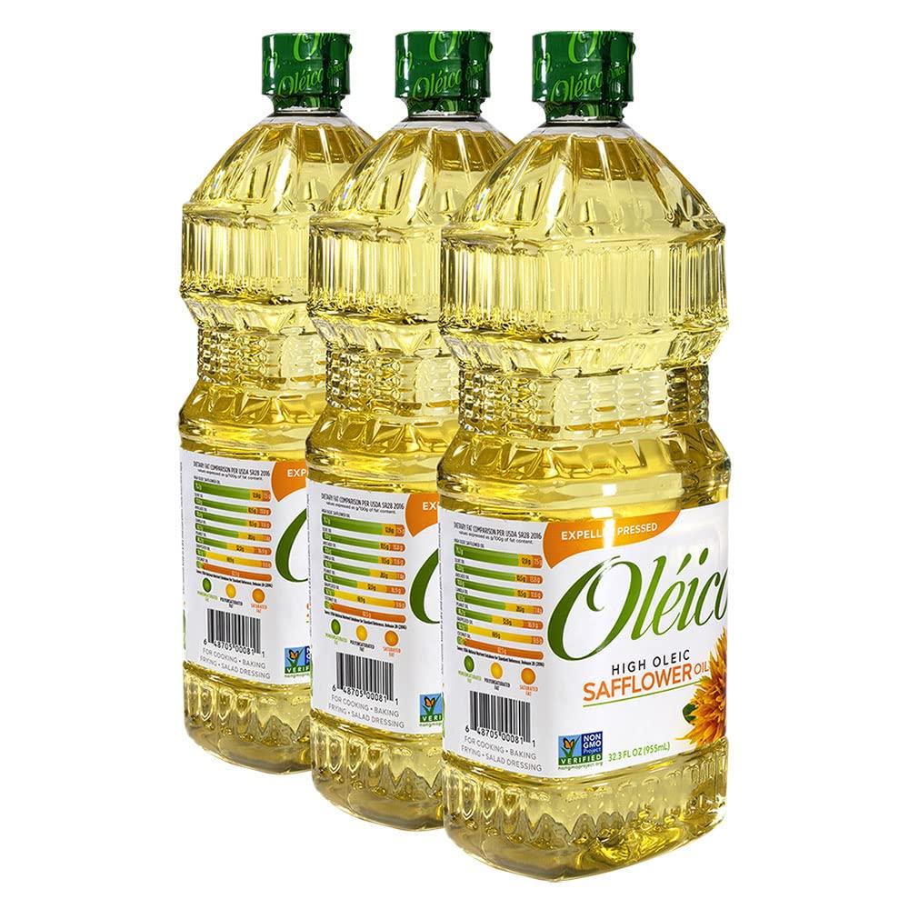 Ol ico High Oleic Safflower Oil 32.3 fl oz (pack of 3)