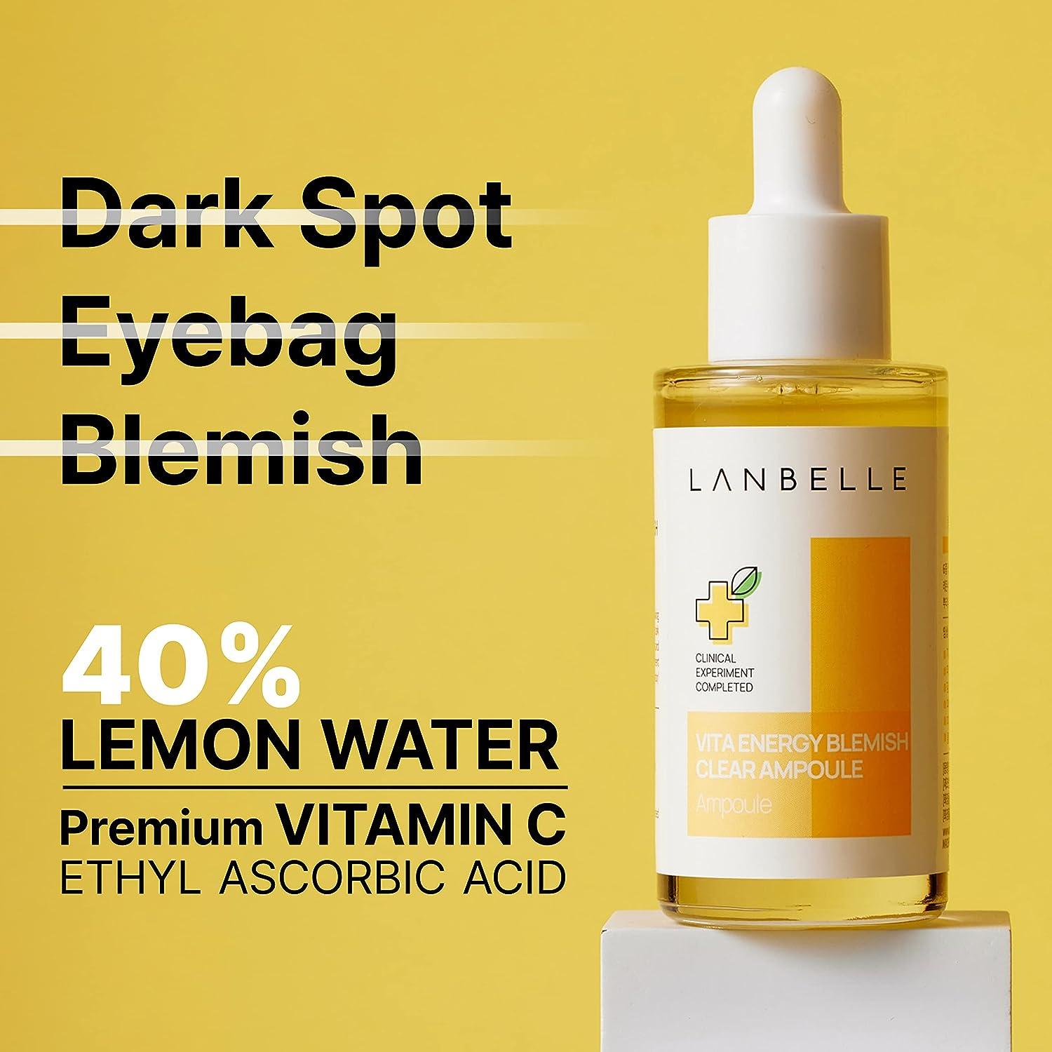LANBELLE Vita Energy Blemish Clear Ampoule - 83% Vitamin C Serum