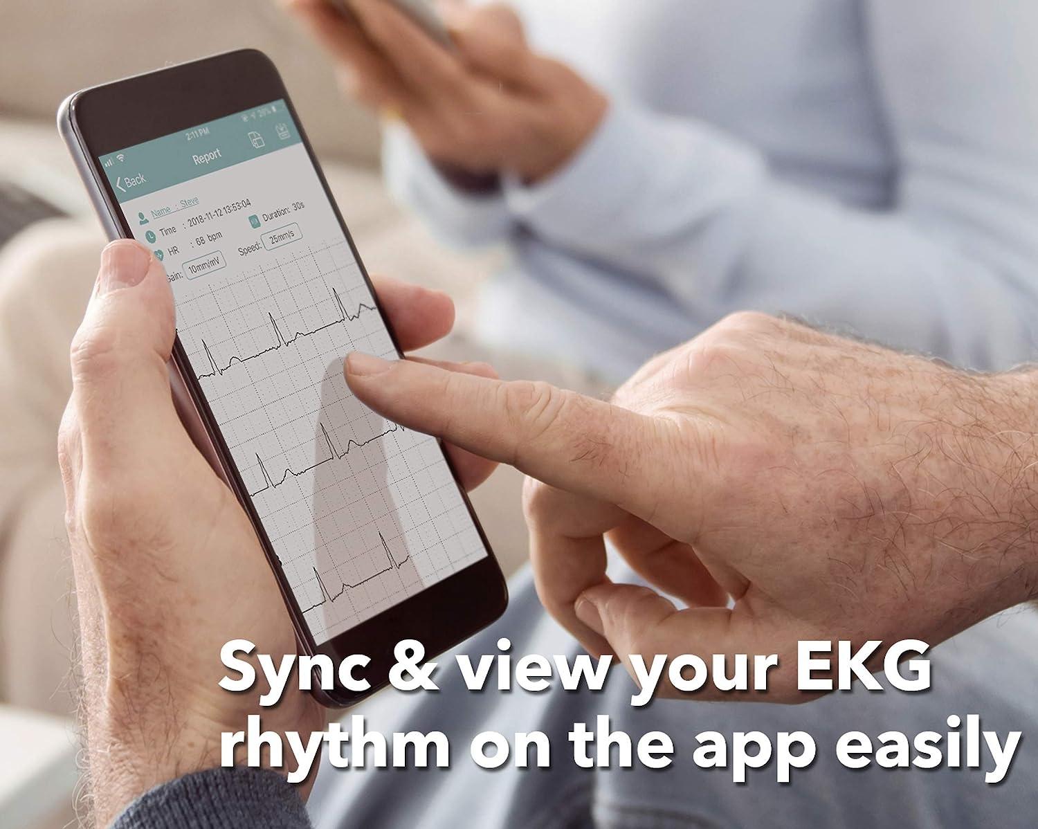 EMAY Portable EKG Monitoring Device (for iPhone & Android, Mac