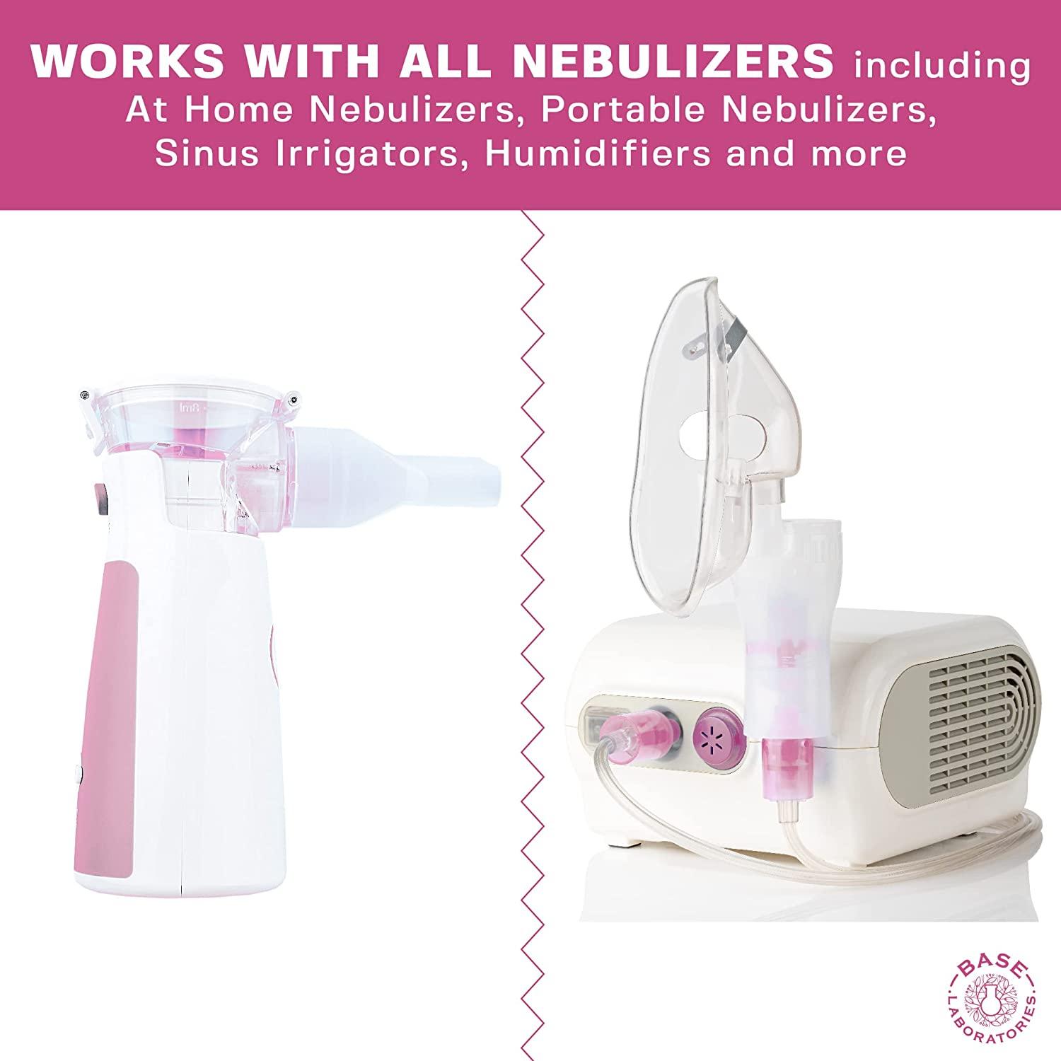 Base Labs 7 Hypertonic Saline Solution for Nebulizer Machine 25