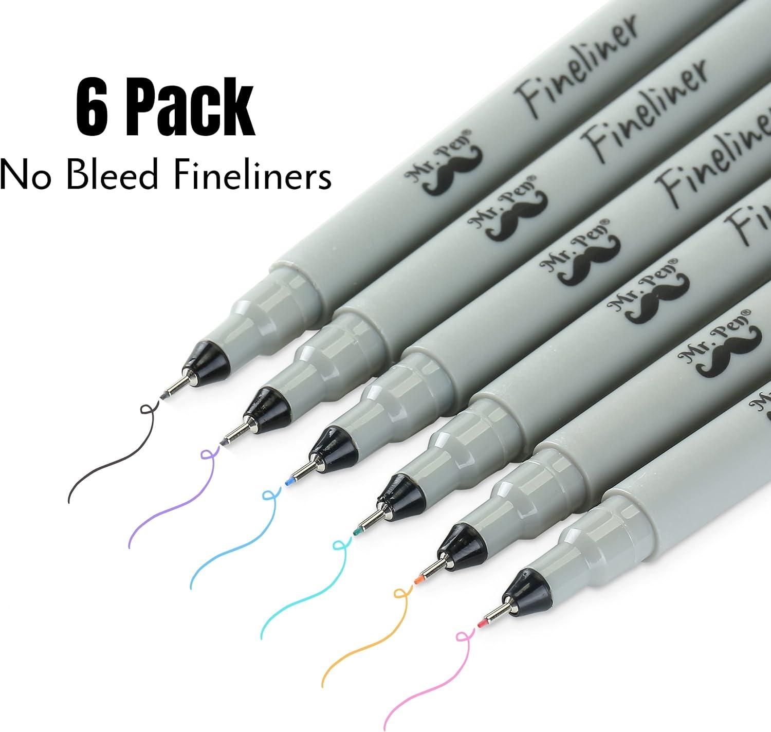 Pen Fineliner Pens Pack Ultra Fine Point, No Bleed