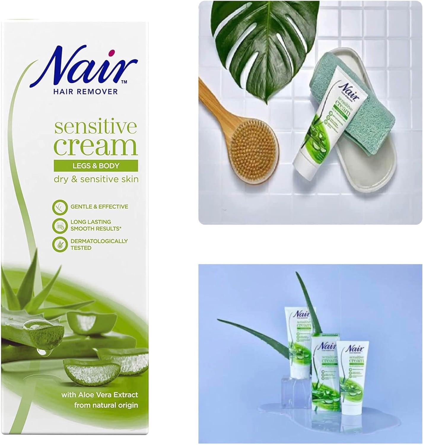 Nair Sensitive Hair Removal Cream 80ml Gentle Hair Removal Solution